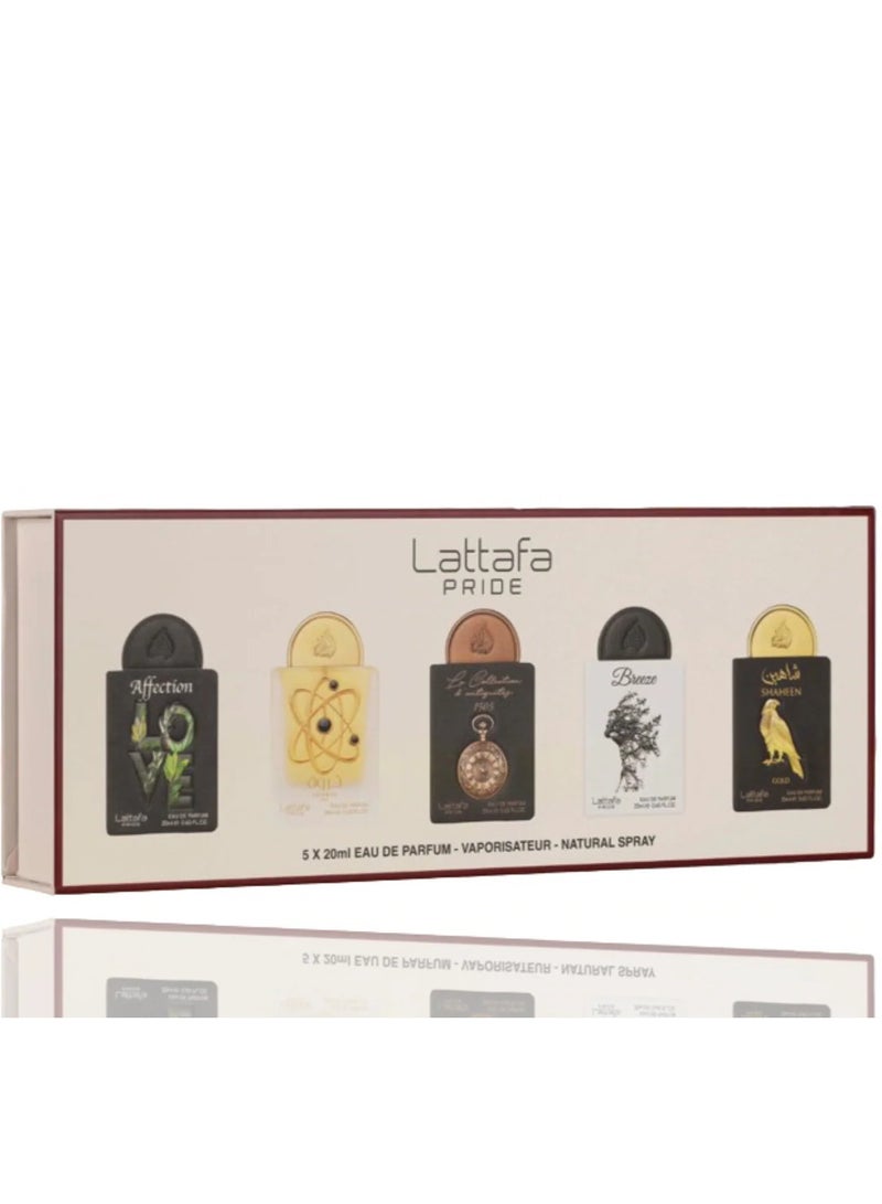 Lattafa Gift Set by Lattafa Pride 20ml x 5pcs for Unisex