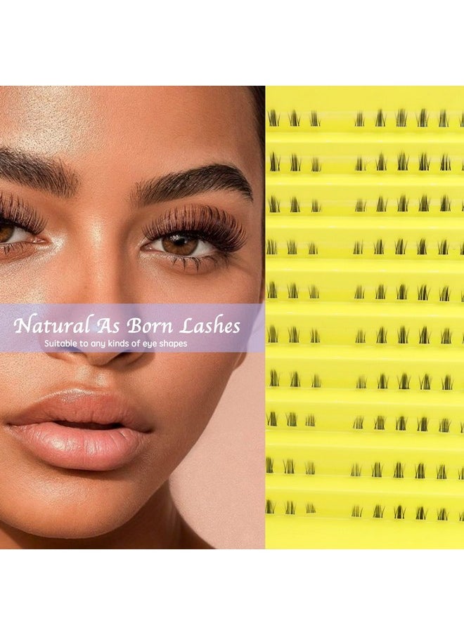 DAODER - Bottom Lash Clusters Natural Lower Lash Extension Thick Under Eyelash Extension With Clear Band Spiky Bottom Lashes Diy Under False Eyelashes (Bottom Lashes Thick) - Image 1
