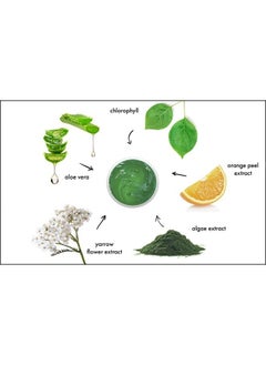 Raya Chlorophyll Masque (607) | Tightening Facial Treatment Mask for All Skin | Helps Reduce Fine Lines and Wrinkles  - Image 2