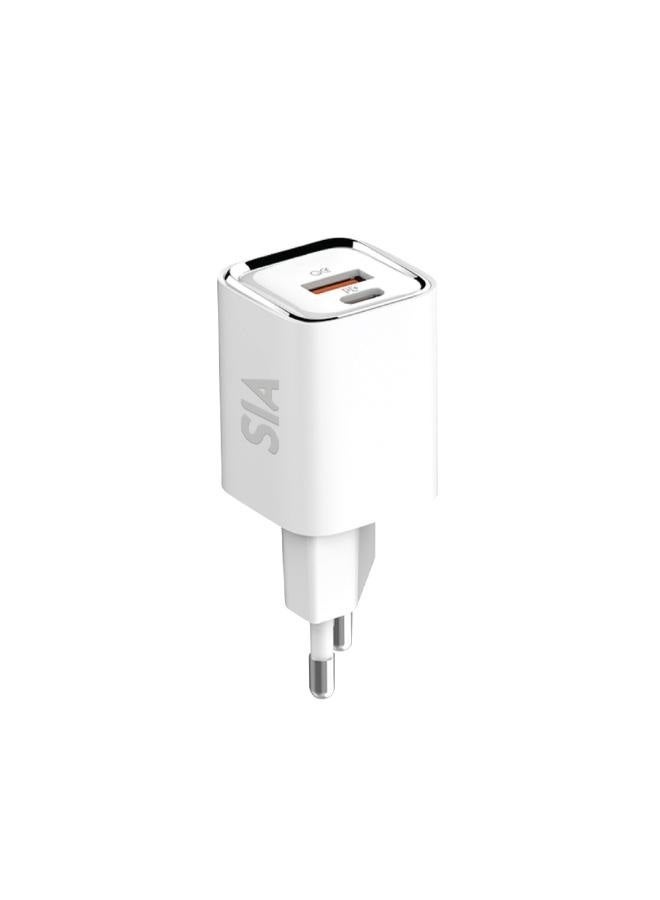 sia VoltBase 35W PD/QC3.0 wall charger with 2 ports - Image 1