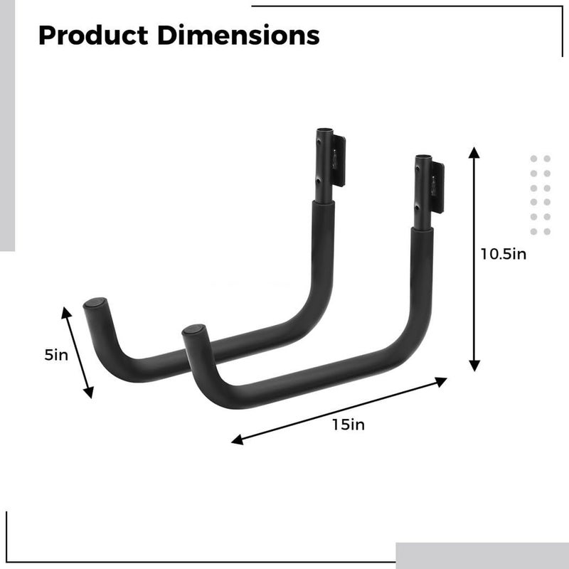 Heavy Duty Mountable Rack for Surfboard Snowboard Kayak Paddleboard Anti Scratch Storage - Image 3