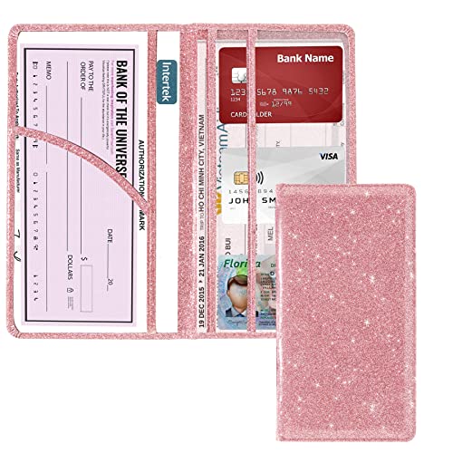 Dalueery.H Car Registration and Insurance Holder Registration and Insurance Card Holder Car Essentials for Women Car Insurance and Registration Card Holder Men Pink Car Essentials (Bling Pink) - Image 4