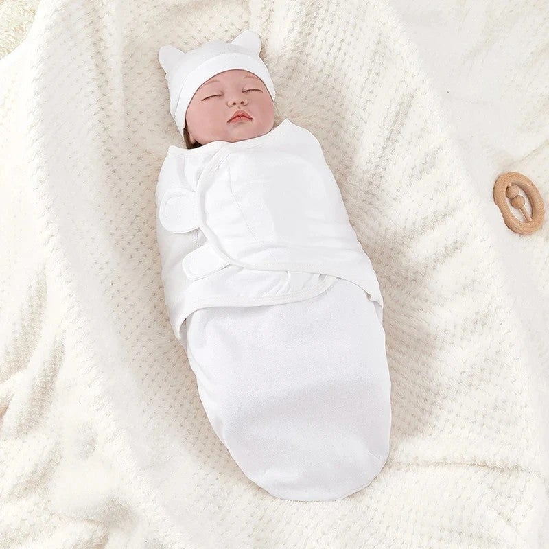 Bluejw Easy Swaddle Wrap Newborn - Adjustable Swaddlers Blanket 0-2 Months - Image 4