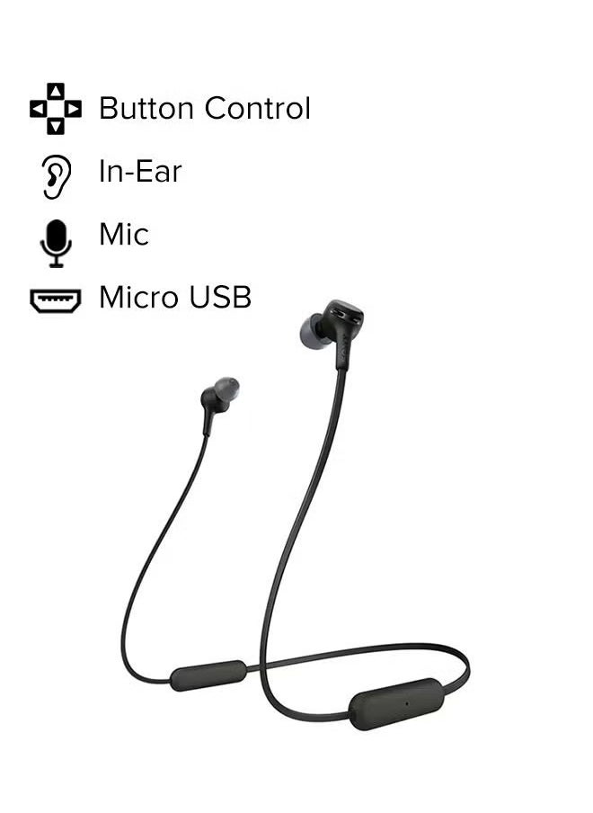 Sony WI-XB400 Extra Bass Wireless In-Ear Headphones With Mic-Bluetooth Black  - Image 2