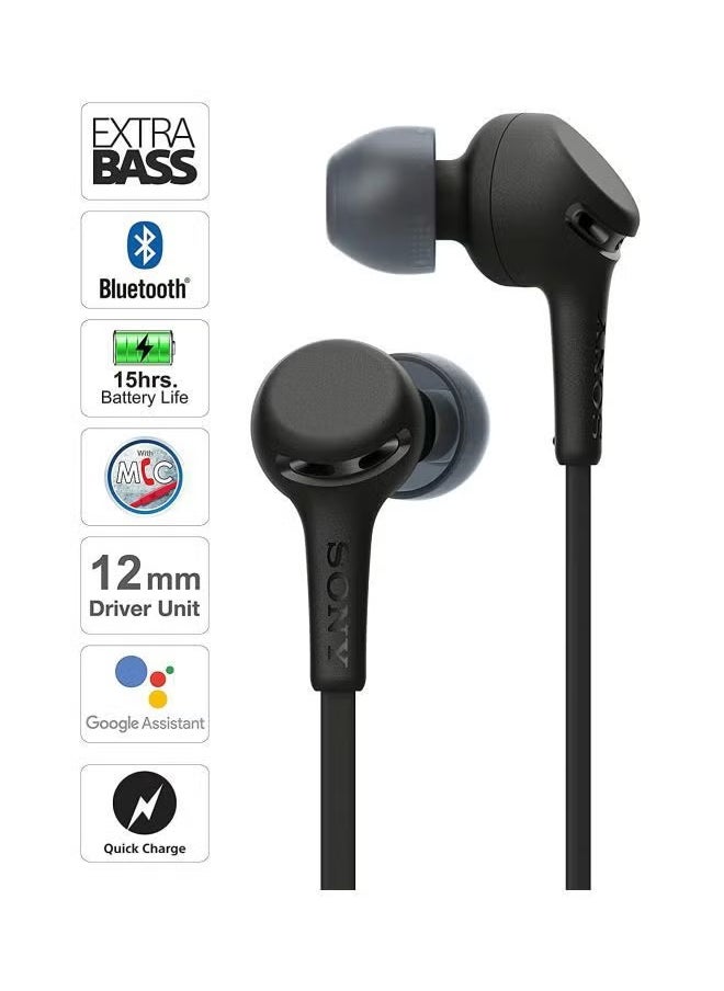 Sony WI-XB400 Extra Bass Wireless In-Ear Headphones With Mic-Bluetooth Black  - Image 5