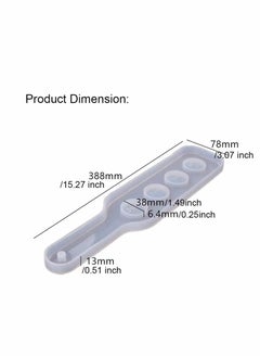 Y&D Shot Glass Serving Tray Mold, Holder Mold for Resin, 4 Holes Glasses Resin Party Home Decor DIY Crafts, Handmade Gifts, and Tasting Board Clubs  - Image 2