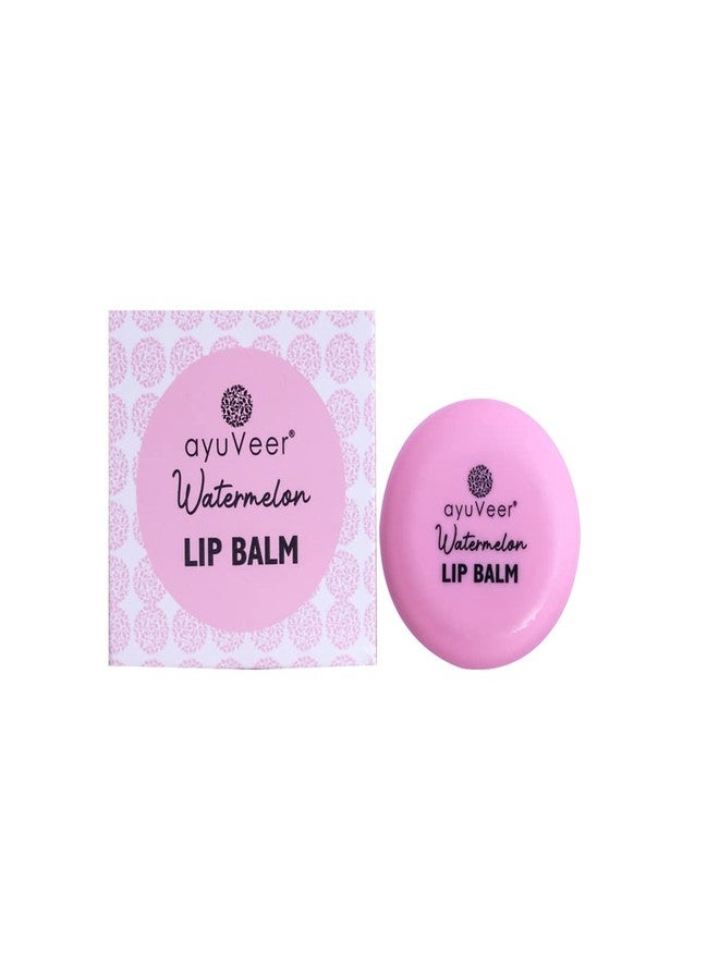 Ayuveer Watermelon Lip Balm to Hydrate, Moisturize & Lighten Dark Pigmented Lips, Soothe & Heal Dry, Chapped & Damaged for Soft, Healthy Lips | For Men and Women, 10 G - Image 1