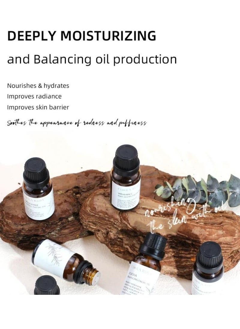 FLORA RUBY زيت البابونج المهدئ للوجه زيت البابونج العطري العضوي الطبيعي للوجه والبشرة مرطب ومغذي يحسن حاجز الجلد يهدئ ويهدئ تهيجات الجلد يوحد لون البشرة زيت البابونج  - Image 3