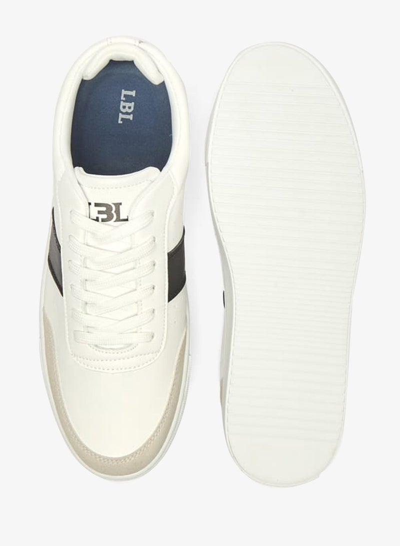 LBL by Shoexpress Panelled Lace-Up Sneakers - Image 4