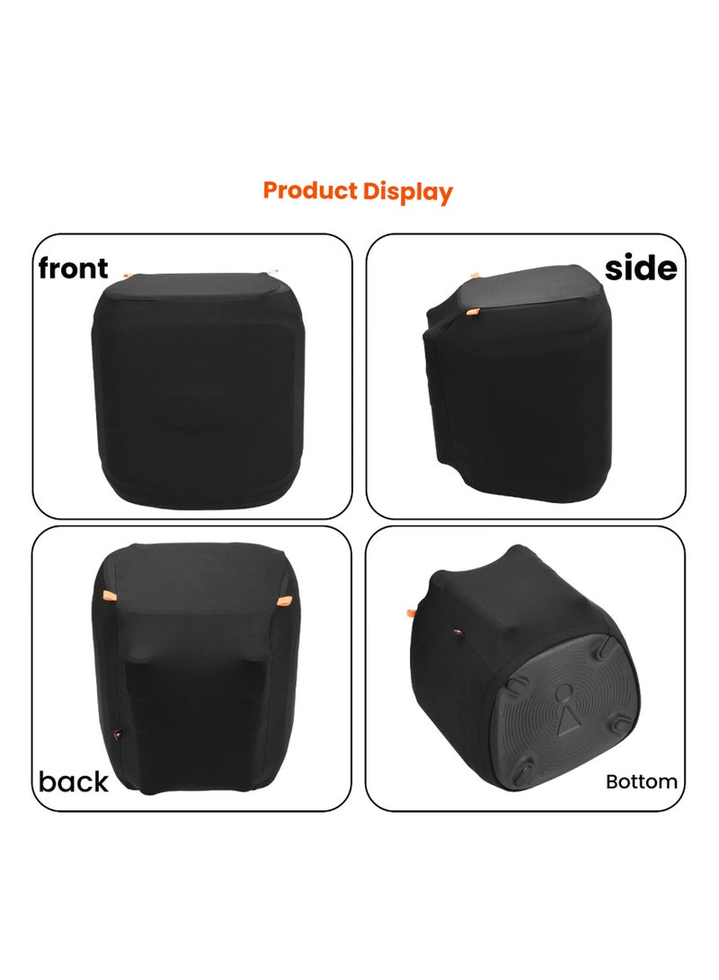 عام غطاء واقي مضاد للغبار لـ JBL Partybox Encore 2، غطاء مرن مكبر الصوت، مقاوم للخدوش والبقع، حقيبة واقية محمولة - Image 4