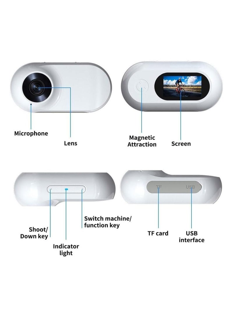 general HD 1080P Dog Tracker Collar No WiFi Needed Cat Collars Camera Sport/Action Camera with Video Records Mini Body Cam Indoor/Outdoor Wireless Collar Pet Supplies/Stuff Designed for Dogs Birthday Gift - Image 4