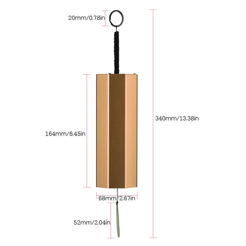 Metal Wind Chimes Meditation Chord Windchime Windbell for Outdoor Garden Patio Home Decoration Zen Meditation Relaxation - Image 2