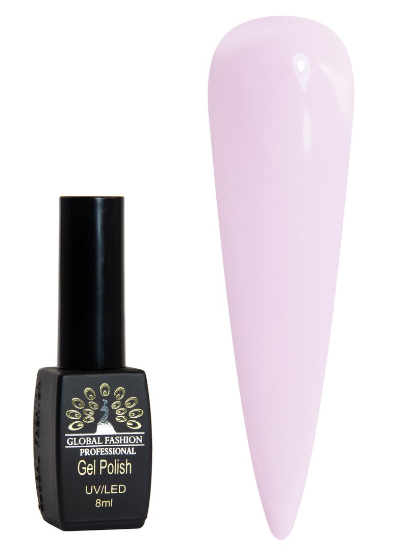 GLOBAL FASHION Global Fashion Black Elite Gel Polish | 132 Colors of Long-Lasting Elegance - 8ml | 082  - Image 1