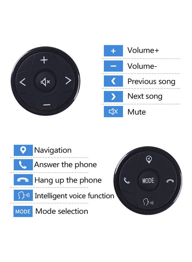 NIBEMINENT 2-Piece Car Steering Wheel Remote Control - Image 2