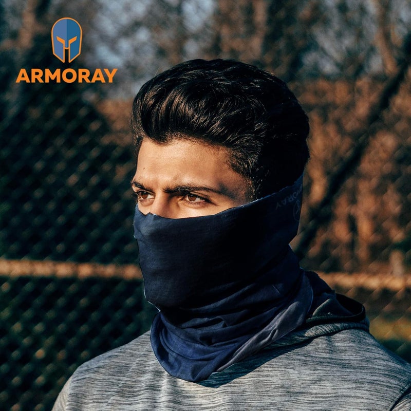 ARMORAY Neck Gaiter Face Mask - 4 Pack - Image 5