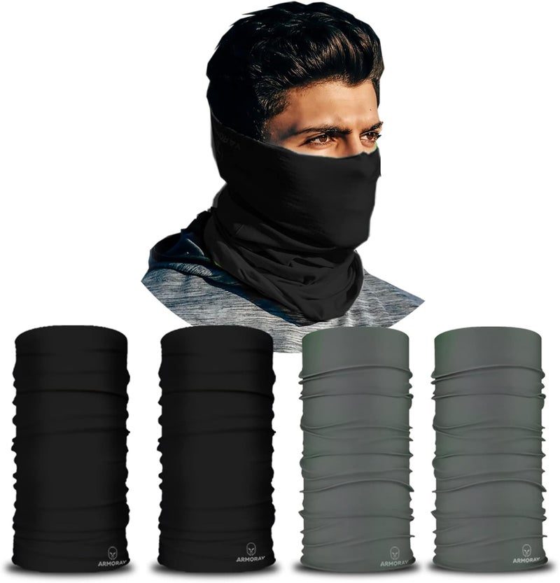 ARMORAY Neck Gaiter Face Mask - 4 Pack - Image 1