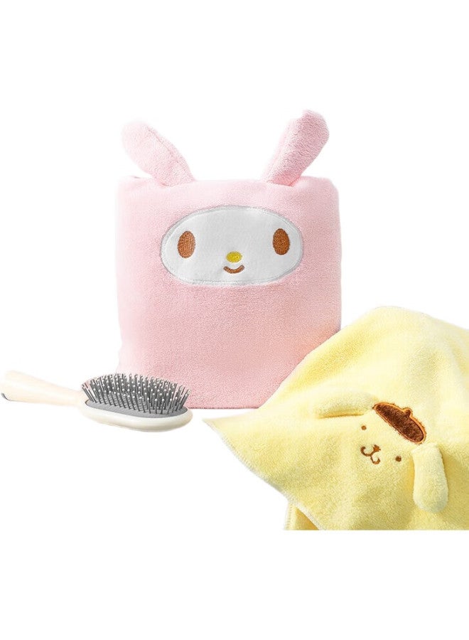 Miniso My Melody Coral Fleece Bath Towel, Soft, Breathable, Absorbent, Quick-Drying, For Home Use, Shower Towel, 140X70Cm - Image 2