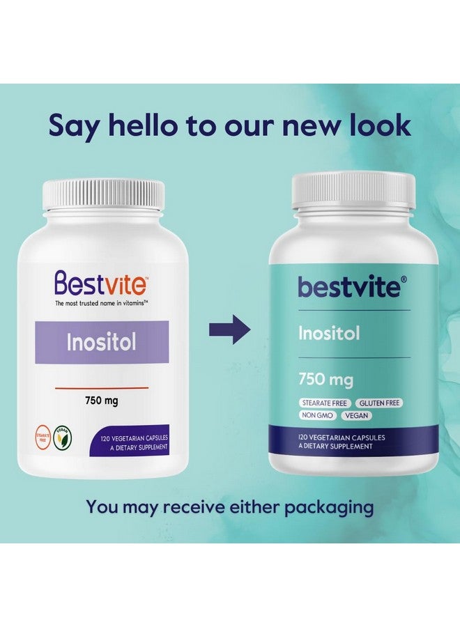 BESTVITE BESTVITE Inositol 750 mg as Myo Inositol (120 Vegetarian Capsules) - No Stearates - Vegan - Non GMO - Gluten Free - Image 3