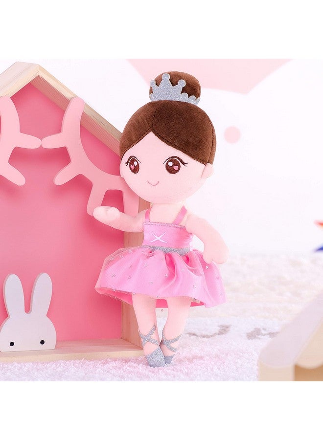 Gloveleya Baby Girl Gifts Dolls Soft Plush Toy Ballet Girl Doll Light Pink 13"… - Image 3