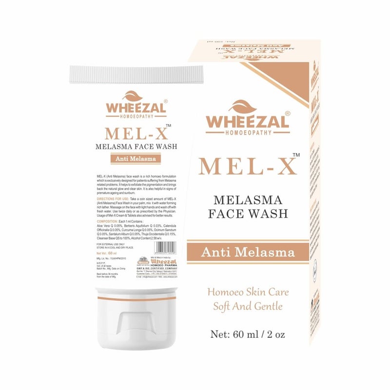 WHEEZAL MELASMA FACE WASH 60 ML (PACK OF TWO) - Image 2
