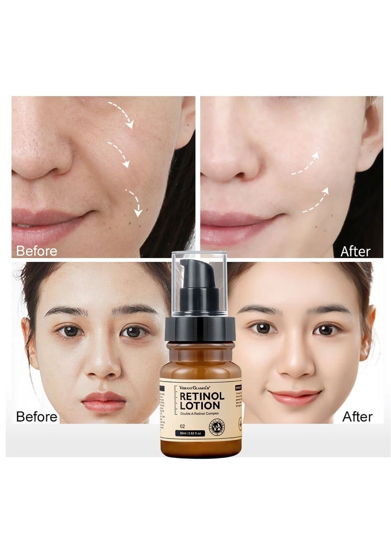 Vibrant Glamour كريم لوشن مزدوج الريتينول VA مضاد للشيخوخة بالكولاجين 80 مل - Image 3