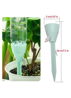 ShebSheb 5PCS New Upgraded Plant Self Watering Spikes,Adjustable Plant Watering Devices with Slow Release Control Switch Water Dripper,Watering Planter Insert,Automatic Plant Waterer for Vacations  - Image 2