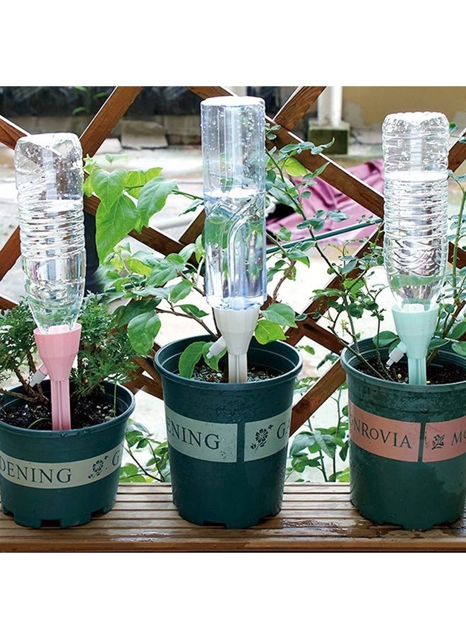 ShebSheb - 5PCS New Upgraded Plant Self Watering Spikes,Adjustable Plant Watering Devices with Slow Release Control Switch Water Dripper,Watering Planter Insert,Automatic Plant Waterer for Vacations - Image 1