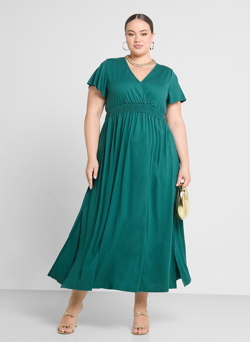 Ginger Plus Empire Waist Midi Dress - Image 4