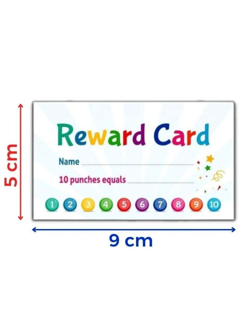 فن ليرنينج ستور بطاقات هدايا المكافآت التحفيزية للطلاب - أدوات الفصل ومستلزمات المعلم - خرامة + 100 بطاقة باللغة الانجليزية - Image 4