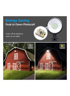 SYOSI LED Barn Light with Dusk to Dawn Sensor, Outdoor Area Lighting Street Light Safety Street Light Automatic Dusk to Dawn Barn Light for Farmhouse Barns Garage Yard Warehouse Outdoor Security Lighting  - Image 4