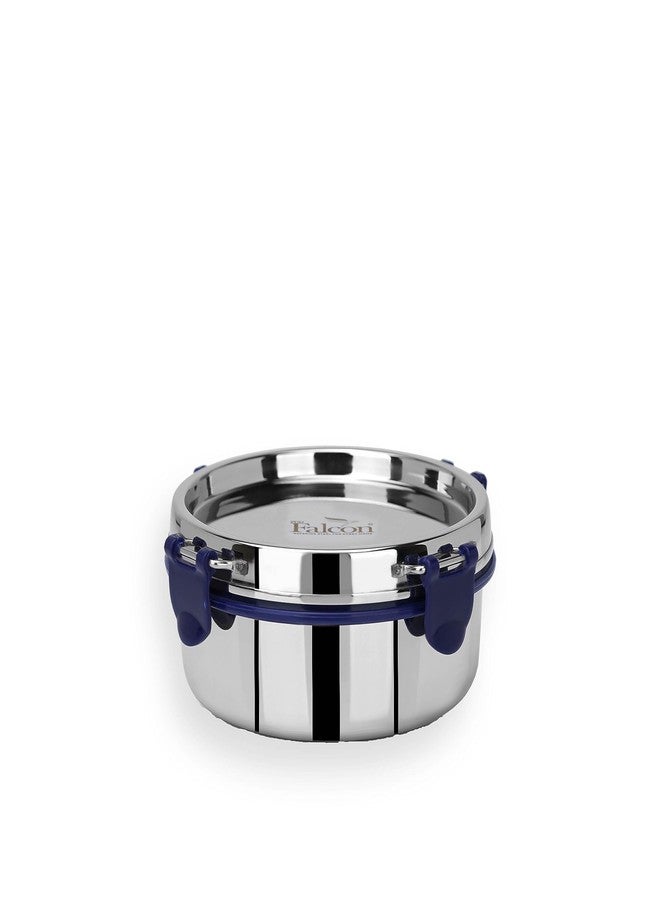 PDDFALCON Stainless Steel Eco Nxt Airtight Storage Container with extra Blue Clamp, BIS Certified, Jindal Seal & Made In India (425ml) - Image 1