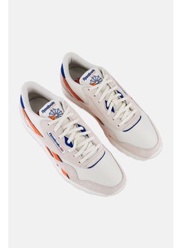 Reebok Men Cl Nylon Lace Up Running Shoes, Off White  - Image 4