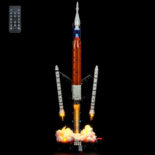 LocoLee Light kit Compatible with Lego 42221 NASA Artemis Space Launch System Rocket No Actual Model Only Lights LED Lighting Accessories for Lego NASA Rocket RC Version - Image 5