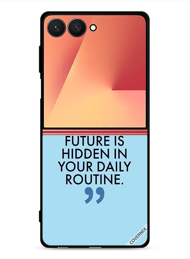 Covernex Samsung Galaxy Z Flip7 Protective Case Cover The Secret Of Your Future - Image 1