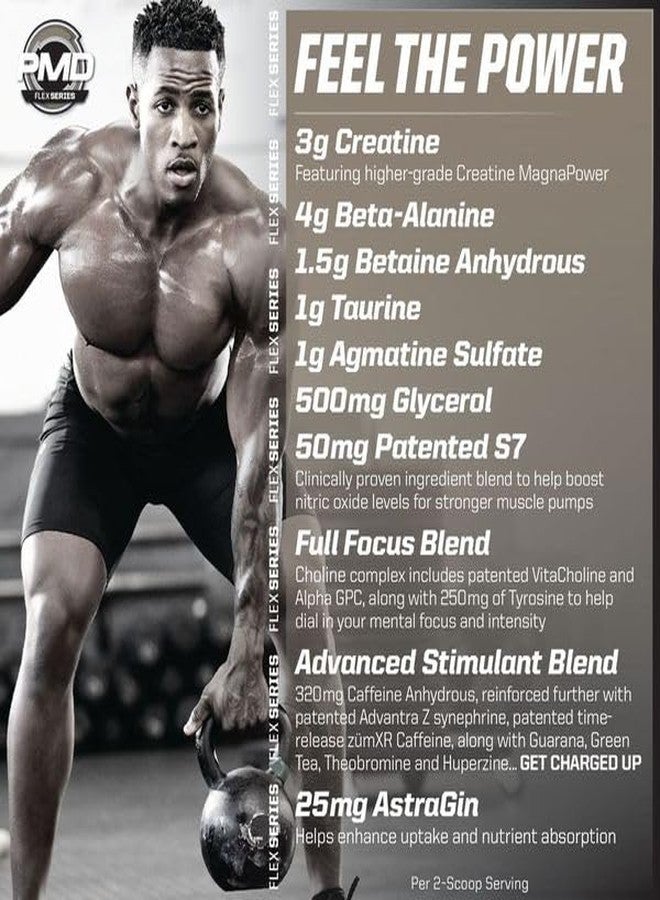 PMD Sports ACG3 Fully Charged - Electrifying Pre Workout Powder - High Energy & Pump Pre Workout for Men and Women to Maximize Focus, Endurance & Performance - Cherry Slush (30-60 Servings) - Image 2