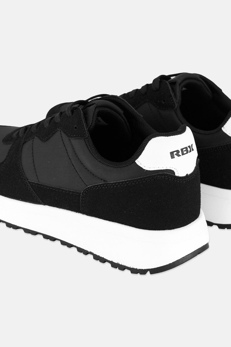 RBX Women Brand Logo Lace Up Outdoor Shoes, Black - Image 2