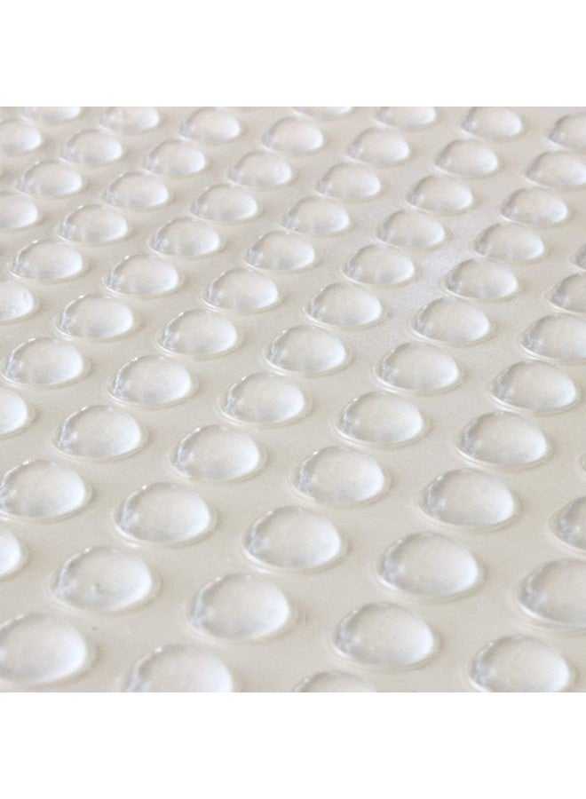 Shintop Furniture Bumpers - Clear Adhesive Bumper Pads Surface Protection for Wall and Wooden Floor Come with 100pcs (Hemispherical) - Image 1