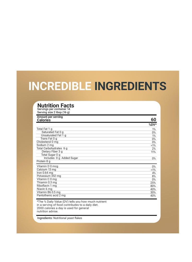 Dr. Berg Nutritionals Premium Nutritional Yeast Flakes - Delicious Non-Fortified Nutritional Yeast with Naturally Occurring B Vitamins - 8oz - Image 3