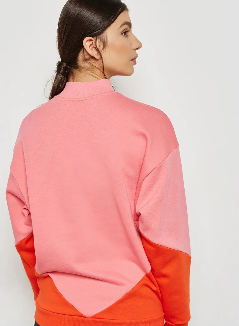 adidas Originals Logo 1/4 Zip Sweatshirts