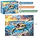 Edsjegn 500 Piece Puzzle for AdultsSea Turtle Puzzle Recycled Cardboard Jigsaw Puzzles 500 Pieces Challenging Family Activity Great Gift Idea for Family Friends Difficult Puzzles Size 205X 15 inches - Image 4
