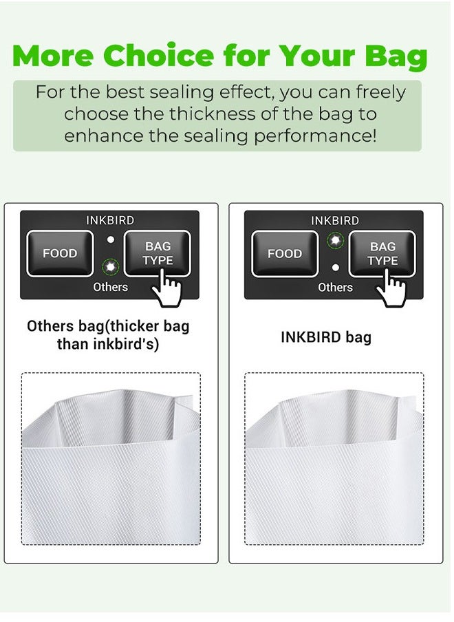 INKBIRD Compact Home Vacuum Sealer Machine INK-VS05, Dry/Moist/Liquid Food Types with Vac&Seal/Seal Only/Pulse/Canister Modes, Cooling Sealing Strip, Overheat Protection System - pzsku/ZBEB3729CE271BF758C6DZ/45/_/1732516783/7d385f01-0258-43bf-86a9-a51325a58ef4