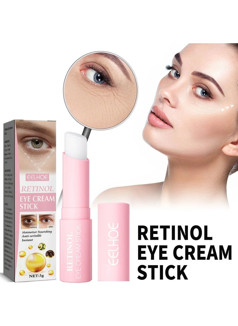 EELHOE Eye Cream, Eye Stick for Dark Circles and Puffy Eyes, Hydrating and Brightening Anti-wrinkle Eye Cream Stick, Eye Cream to Reduce Wrinkles and Fine Lines  - Image 2