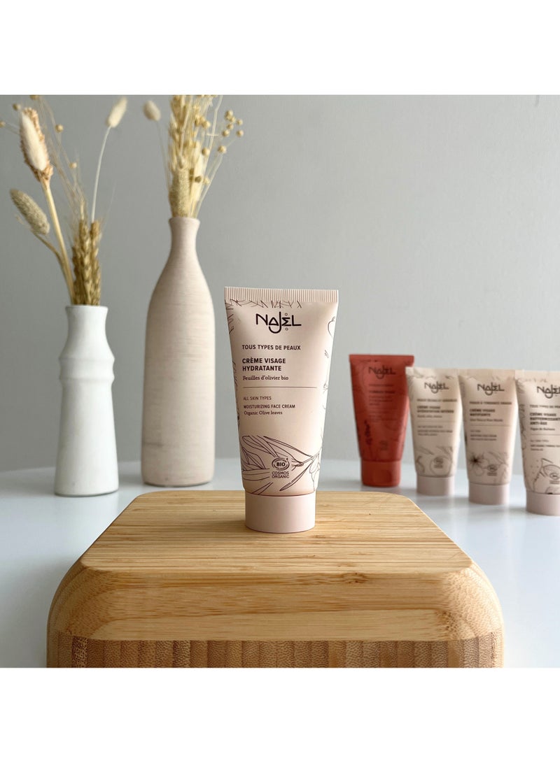 Najel Organic Moisturizing Face Cream - EcoCertified Made in France - Image 3