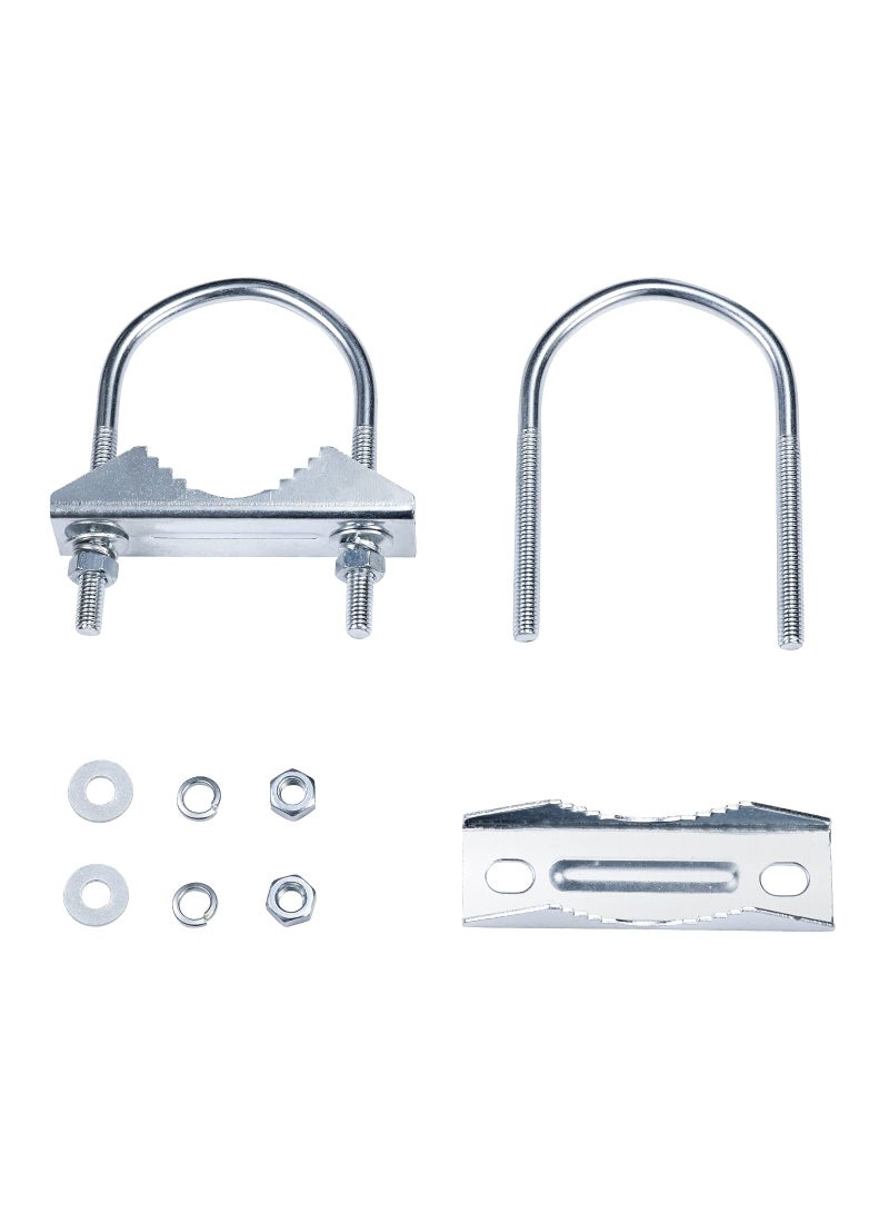 KASTWAVE U-Bolt Pipe Clamp,1⅝" Open Width U-Type Antenna Mast Clamp For Outdoor 4G LTE Antenna,Ham Radio Antenna,TV Antenna,Heavy Duty Mounting Hardware(4PACKS). - Image 4