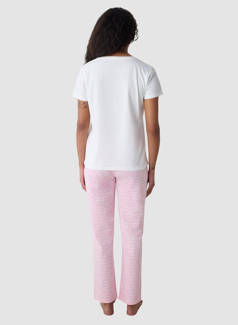 Penti Pinkish Cotton Pyjama Set - Image 2
