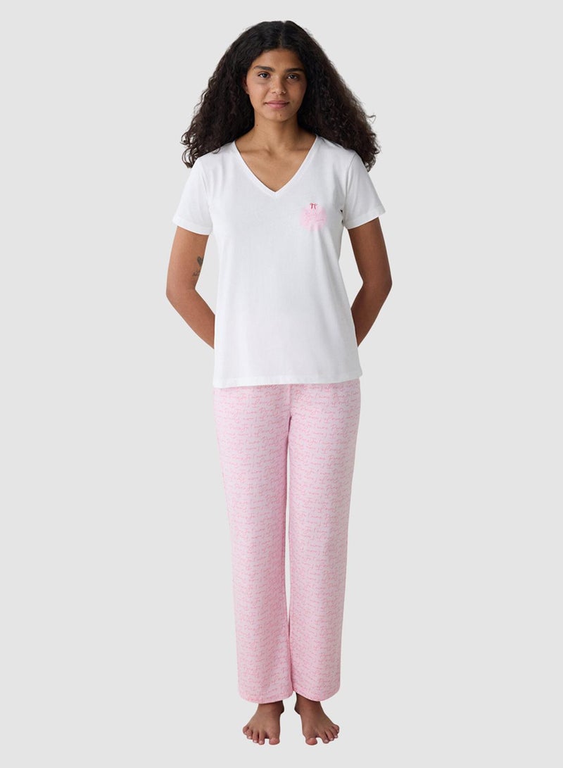 Penti Pinkish Cotton Pyjama Set - Image 1