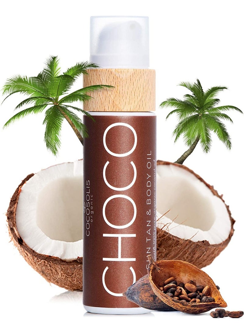 COCOSOLIS Choco Suntan & Body Oil 110ml - Image 3