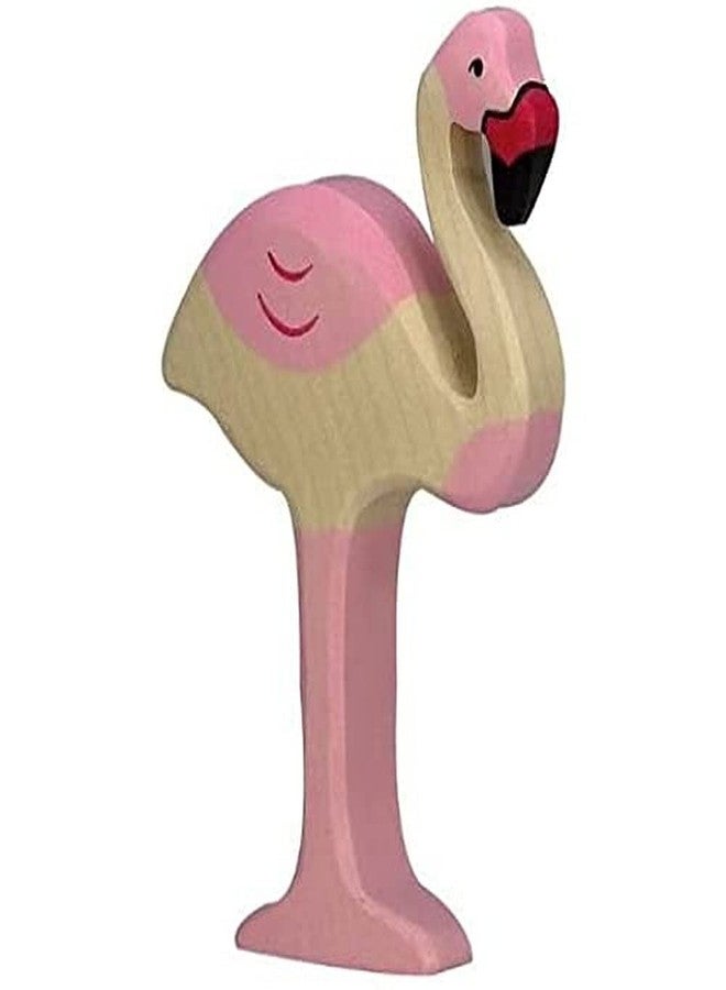 Goki Holztiger Flamingo Toy Figure