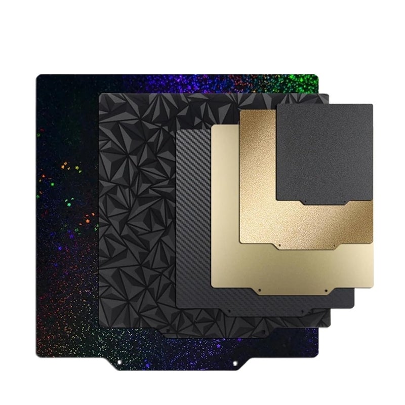 لوحة بناء مغناطيسية PET PEI مقاس 310x310 مم، سرير حراري مزدوج الجوانب للطابعة ثلاثية الأبعاد - Image 2