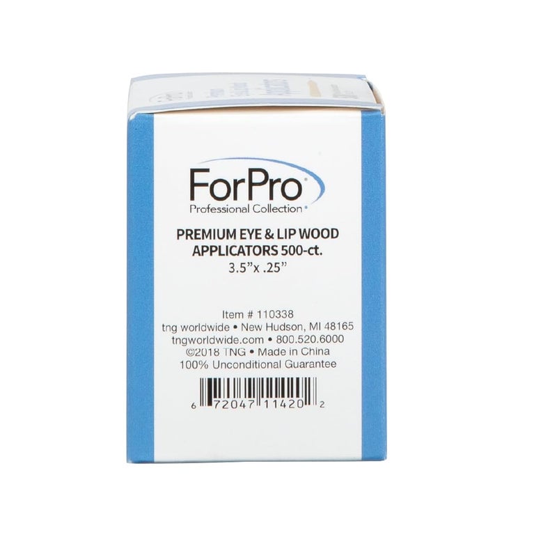 ForPro Professional Collection Premium Eye & Lip Wood Applicators, Non-Sterile, for Hair Removal Wax Application and DIY Projects, 3.5â€ L x .25â€ W, 500-Count - Image 2